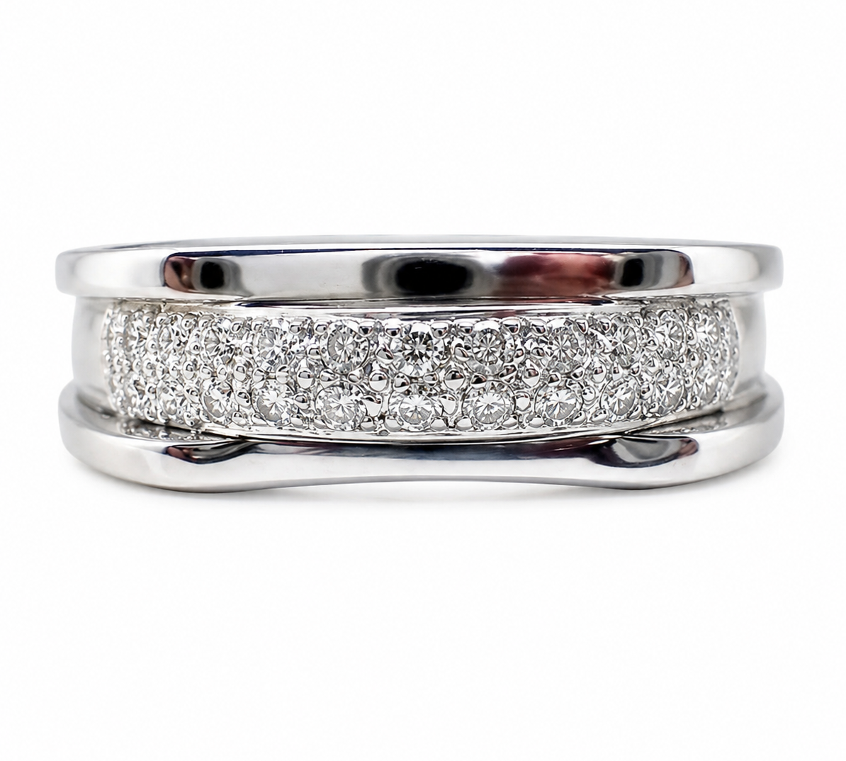 anillo de oro blanco 18 kt y brillantes anillo de oro blanco 18 kt y brillantes