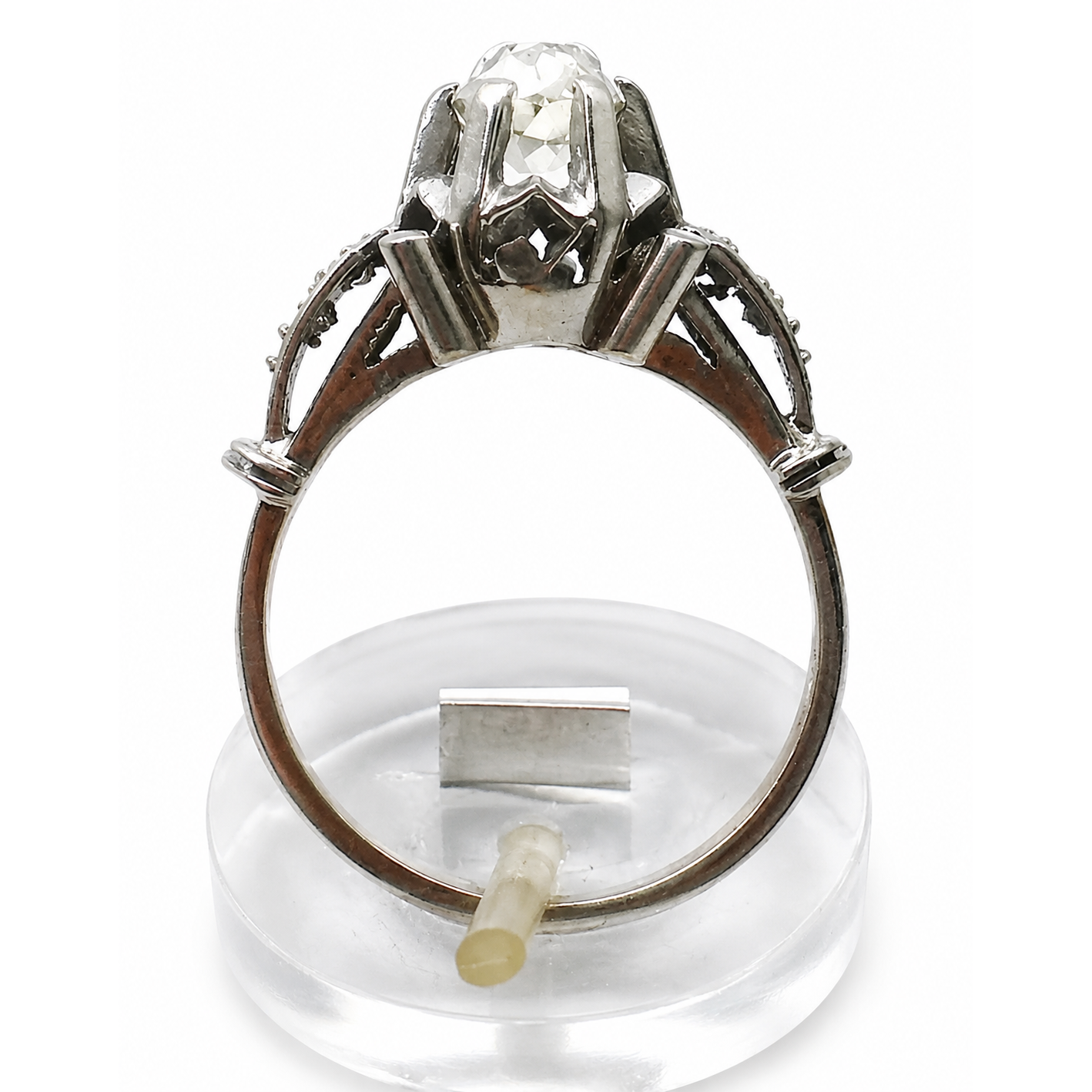 anillo solitario de platino 950 brillante de 1.10 ct anillo solitario de platino 950 brillante de 1.10 ct