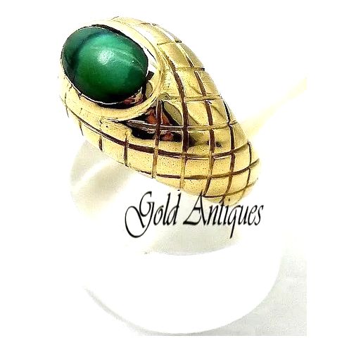 anillo de oro 18 kt y turqueza natural anillo de oro 18 kt y turqueza natural
