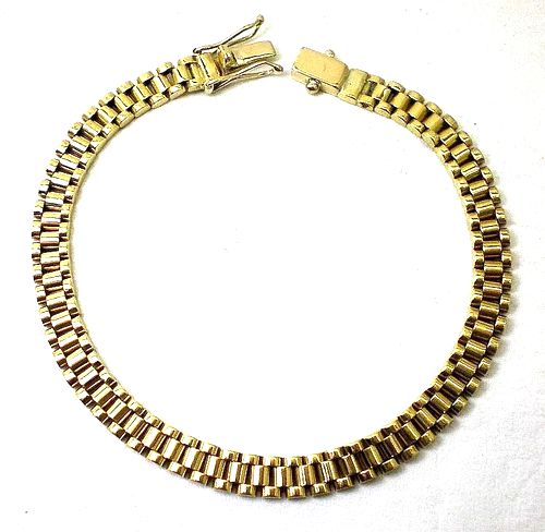 pulsera de oro 18 kt unisex pulsera de oro 18 kt unisex