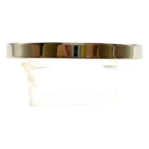 esclava de oro blanco 18 kt
