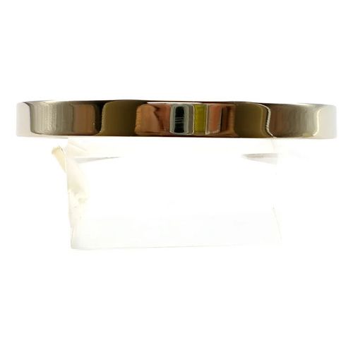 esclava de oro blanco 18 kt