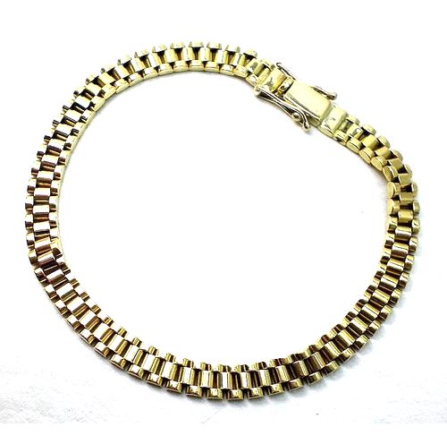 pulsera de oro 18 kt unisex pulsera de oro 18 kt unisex