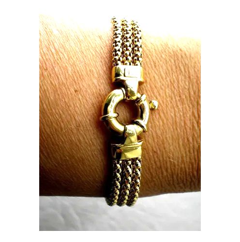 pulsera de oro 18 kt cierre marinero pulsera de oro 18 kt cierre marinero