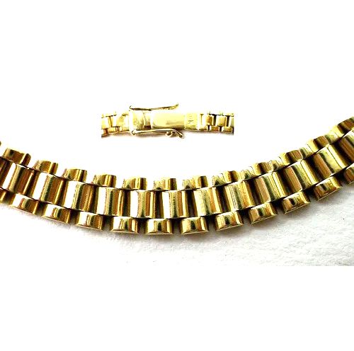pulsera de oro 18 kt unisex pulsera de oro 18 kt unisex