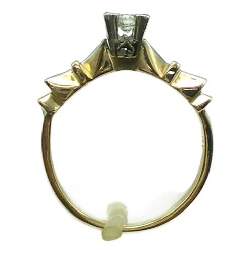 anillo solitario de oro 18 kt platino y brillante anillo solitario de oro 18 kt platino y brillante