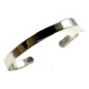 esclava de oro blanco 18 kt