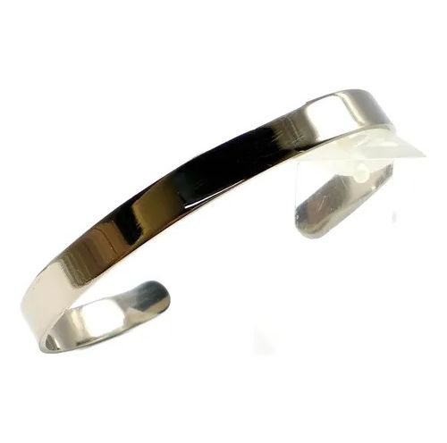 esclava de oro blanco 18 kt