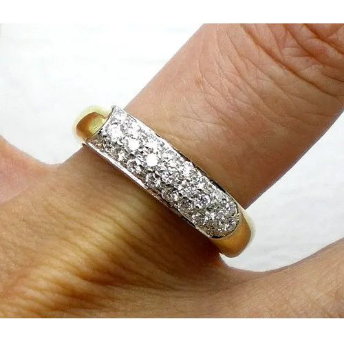 anillo de oro 18 kt platino y brillantes anillo de oro 18 kt platino y brillantes