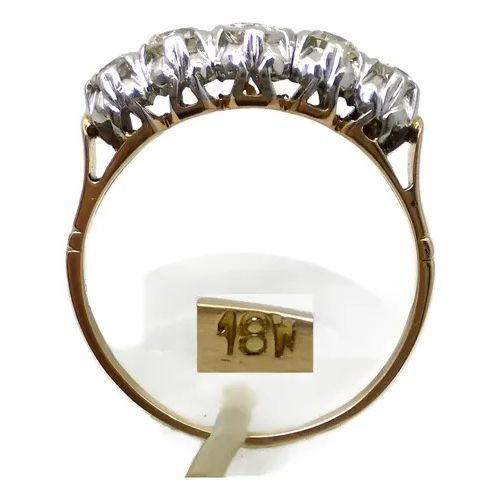 anillo cintillo de oro 18 kt platino 950 y brillantes anillo cintillo de oro 18 kt platino 950 y brillantes