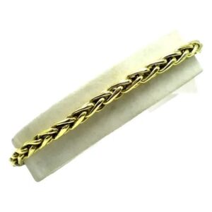 pulsera de oro 18 kt espiga 10grs