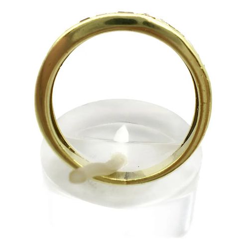 anillo de oro 18kt brillantes carre y rubies naturales anillo de oro 18kt brillantes carre y rubies naturales