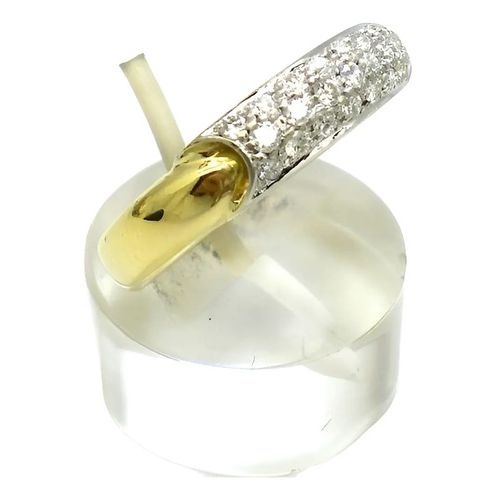anillo de oro 18 kt platino y brillantes anillo de oro 18 kt platino y brillantes