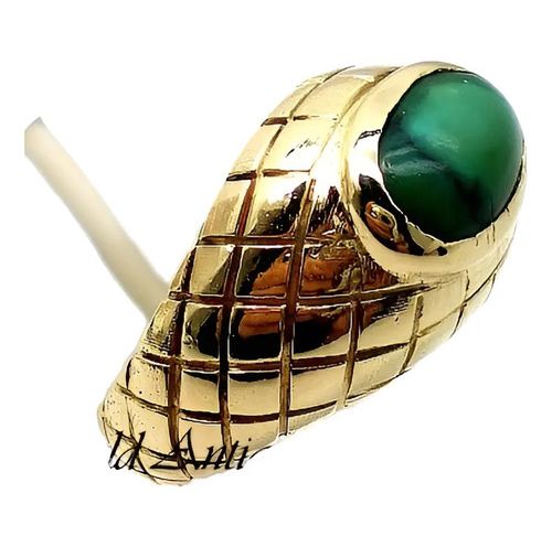 anillo de oro 18 kt y turqueza natural anillo de oro 18 kt y turqueza natural