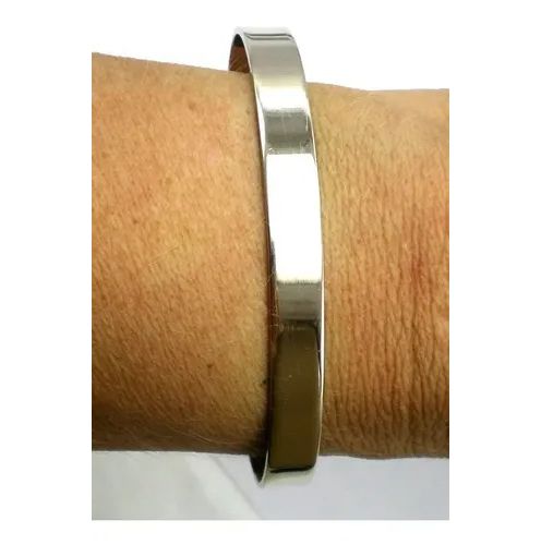 esclava de oro blanco 18 kt
