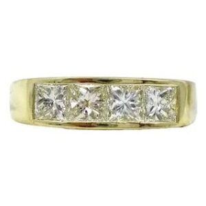 anillo de oro 18 kt y brillantes prince 1.40 ct