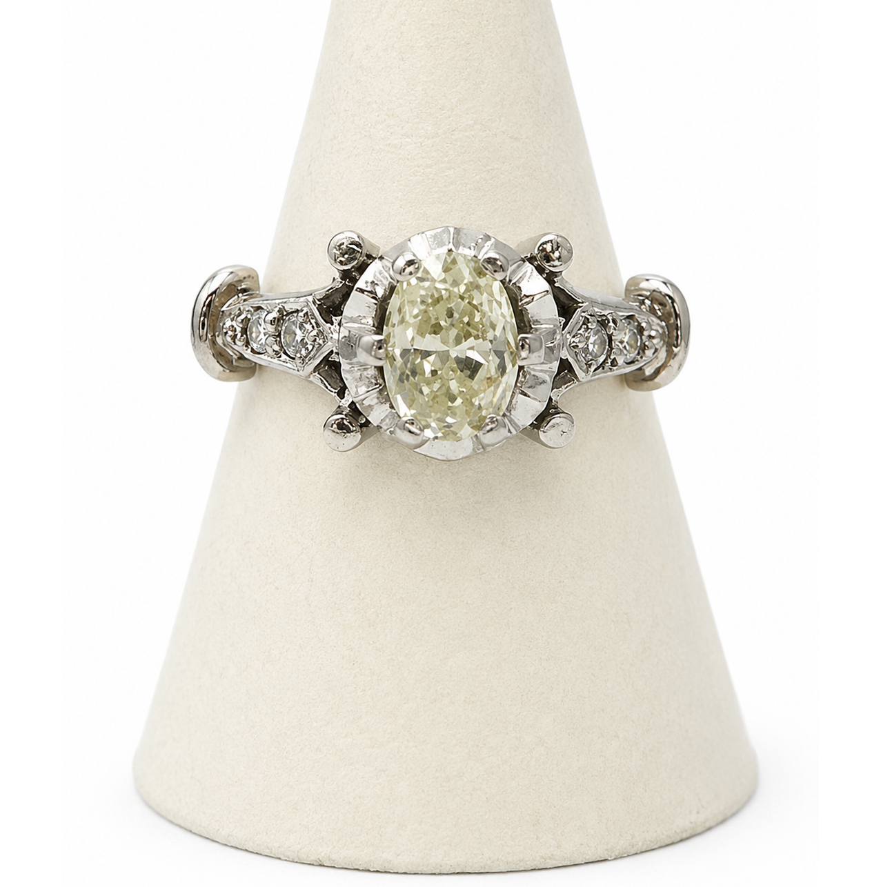 anillo solitario de platino 950 brillante de 1.10 ct anillo solitario de platino 950 brillante de 1.10 ct